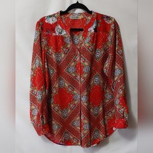 Figueroa & Flower Lace Long Sleeve Blouse